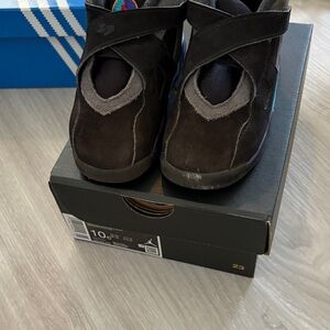 Jordan Kids Black and Gray Sneakers